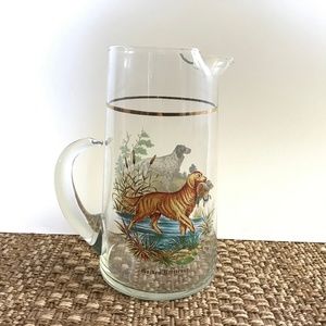 VTG RARE Golden Retriever English Setter Pitcher